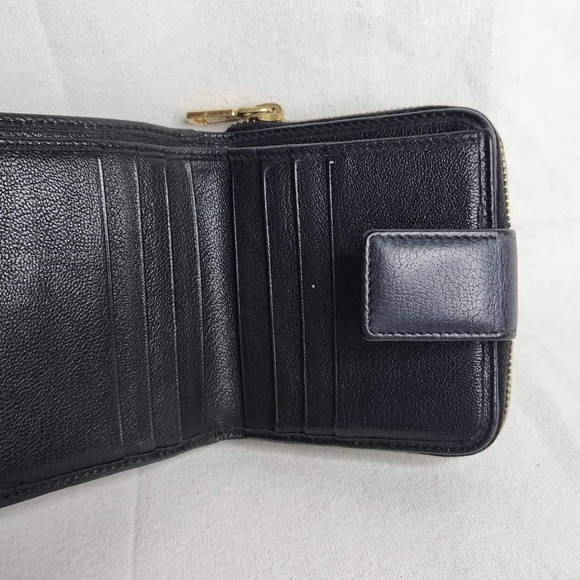 YSL YVES SAINT LAURENT SHORT ZIPPY SNAP WALLET/GENDERLESS - Picture 9 of 16